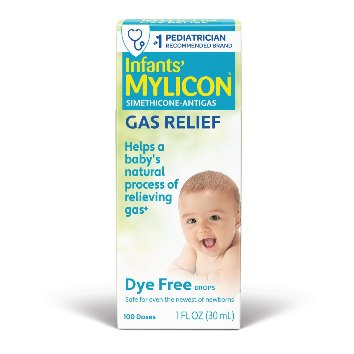 MYLICON Gas Relief Drops for Infants & Babies, Dye Free Formula, 0.5 Fl Oz. - Jansha Store