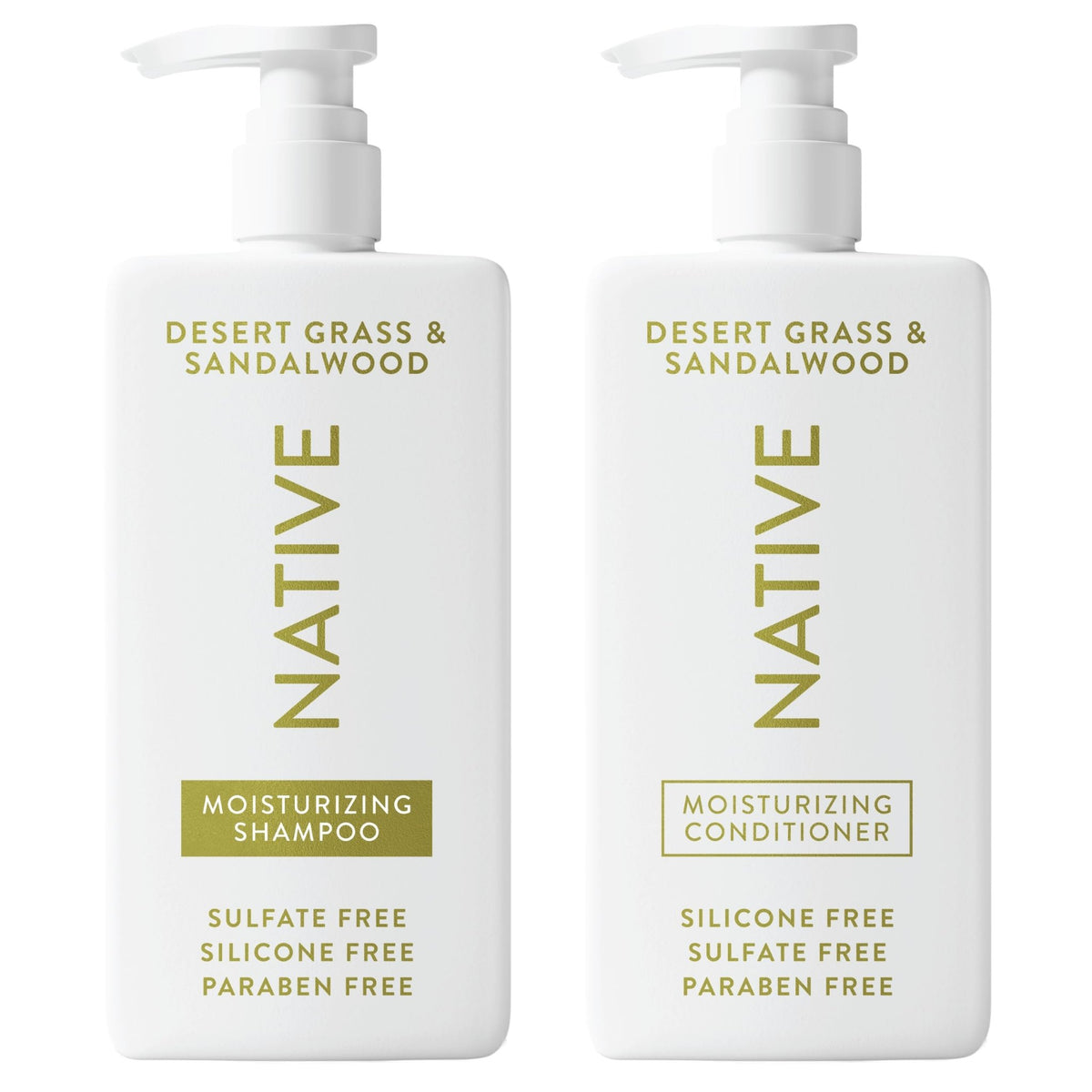 Native Ocean & Timber Shampoo and Conditioner Contain Naturally Derived Ingredients | All Hair Types, Color & Treated, Fine to Dry Damaged, Sulfate & Dye Free - 2-Pack - Jansha Store