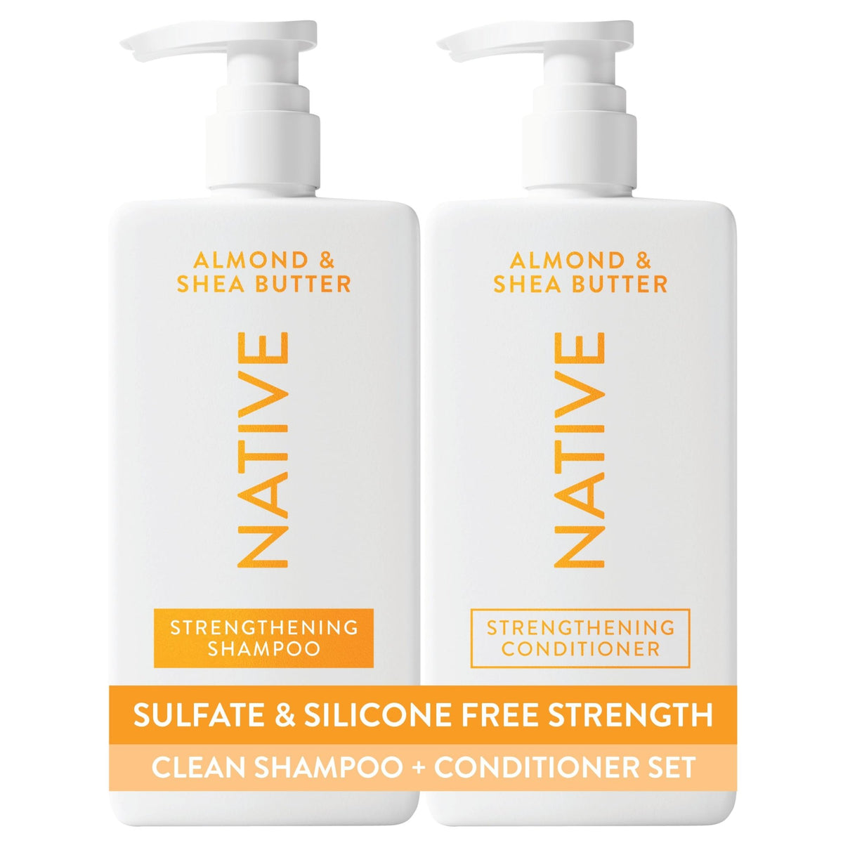 Native Ocean & Timber Shampoo and Conditioner Contain Naturally Derived Ingredients | All Hair Types, Color & Treated, Fine to Dry Damaged, Sulfate & Dye Free - 2-Pack - Jansha Store
