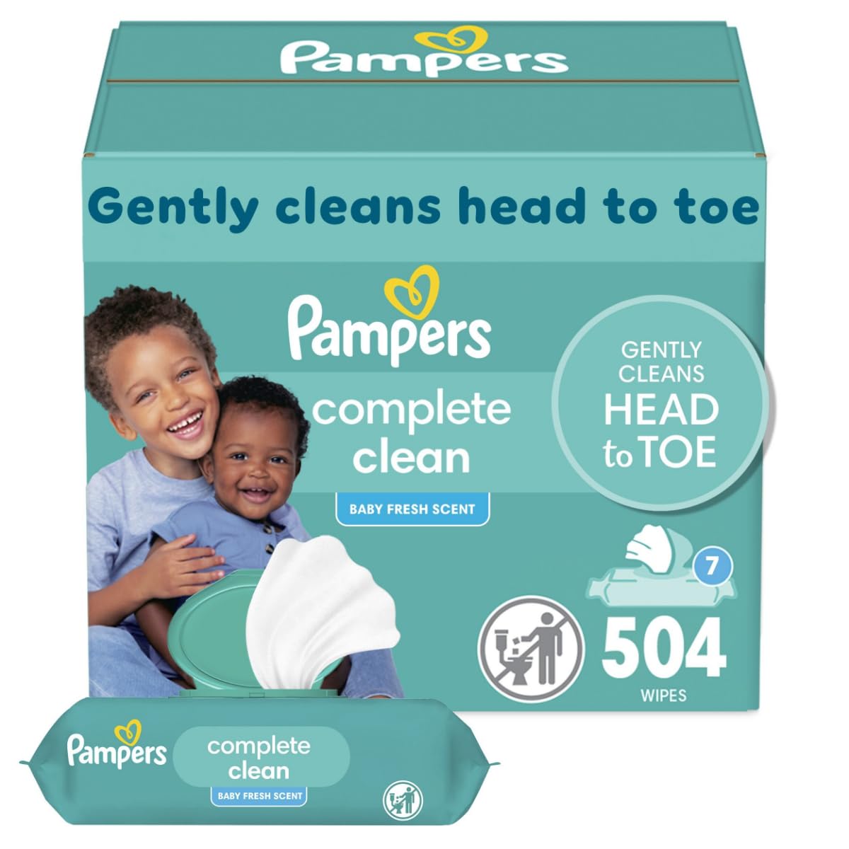 Pampers Complete Clean Baby Wipes - Fresh Scent 1X 72 Count - Jansha Store
