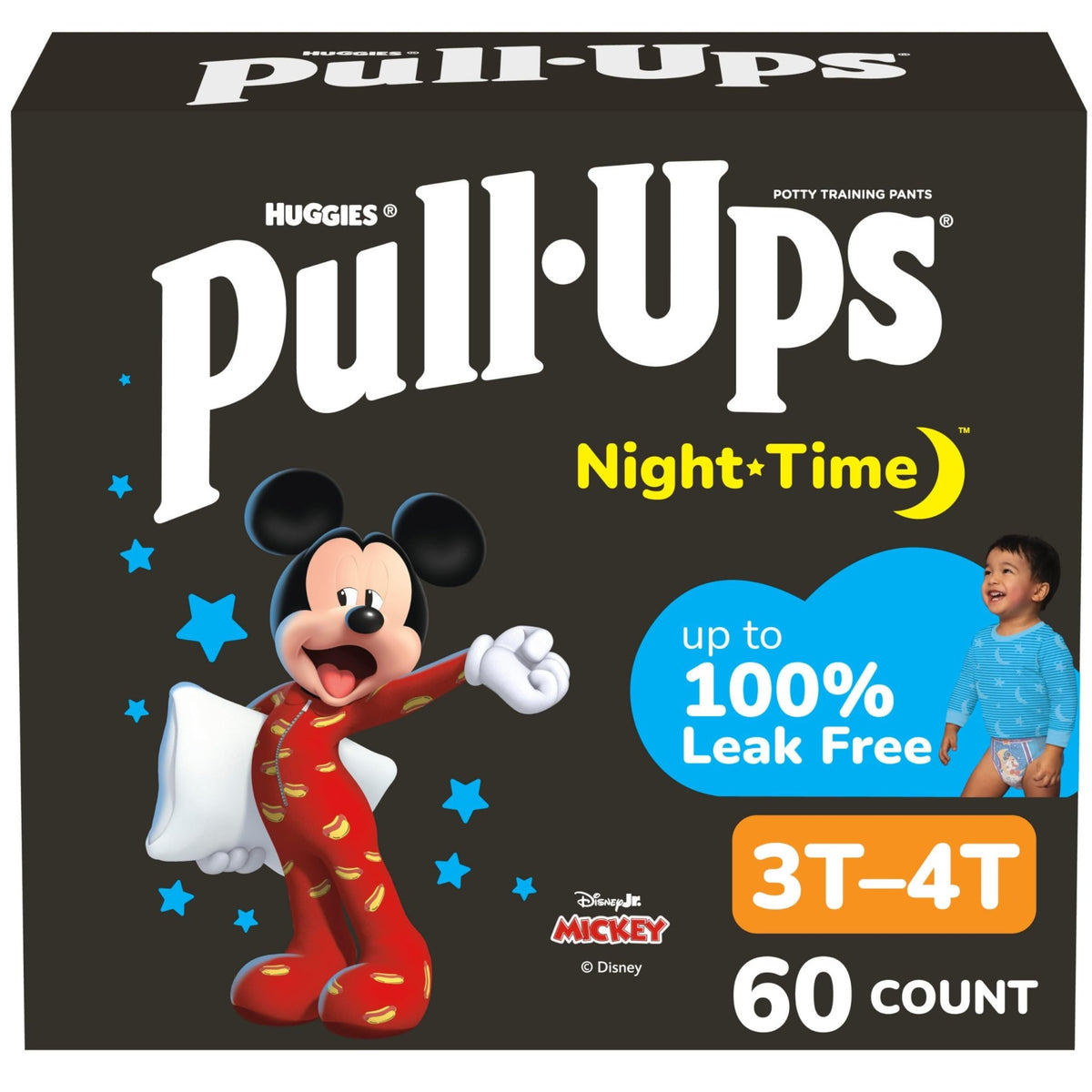 Pull-Ups Boys' Night-Time Potty Training Pants, Size 5T-6T, 44 Count - Jansha Store