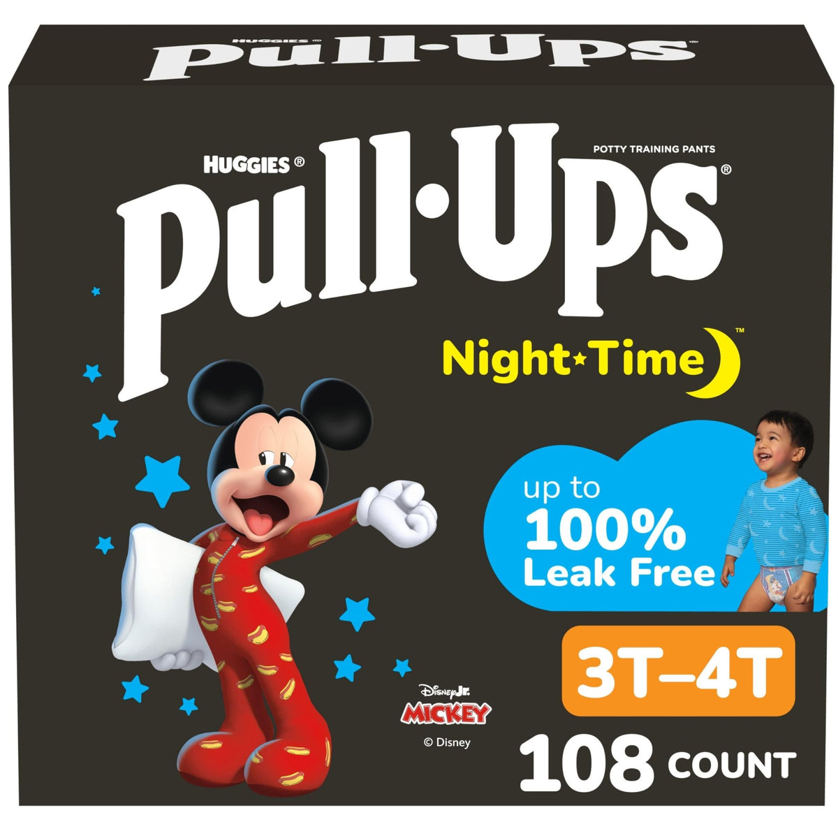 Pull-Ups Boys' Night-Time Potty Training Pants, Size 5T-6T, 44 Count - Jansha Store