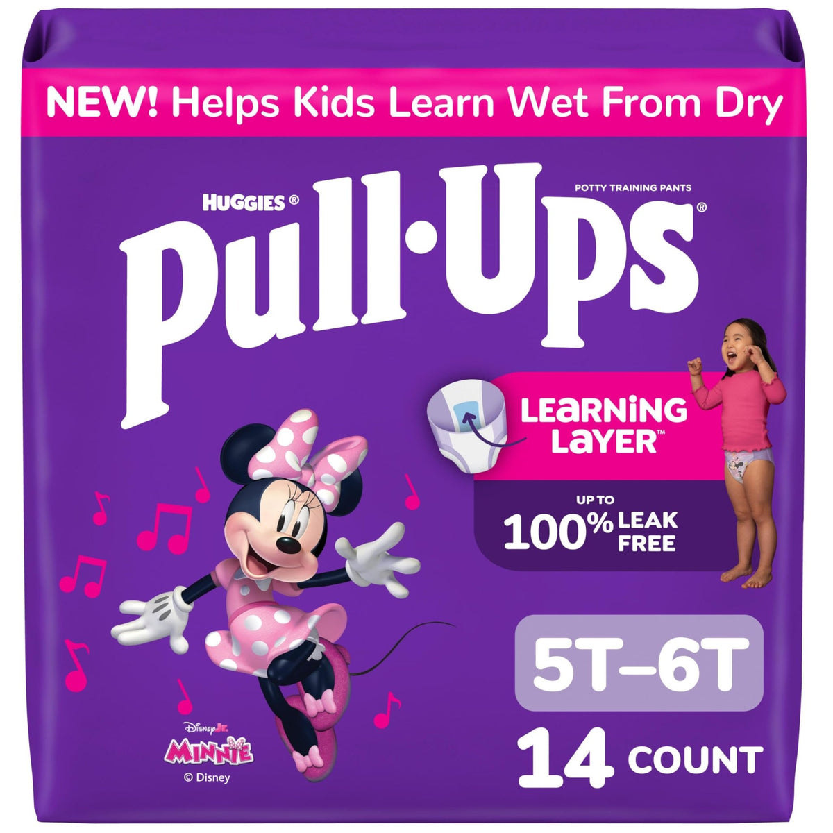 Pull-Ups Girls' Potty Training Pants, Size 5T-6T, 80 Count - Jansha Store