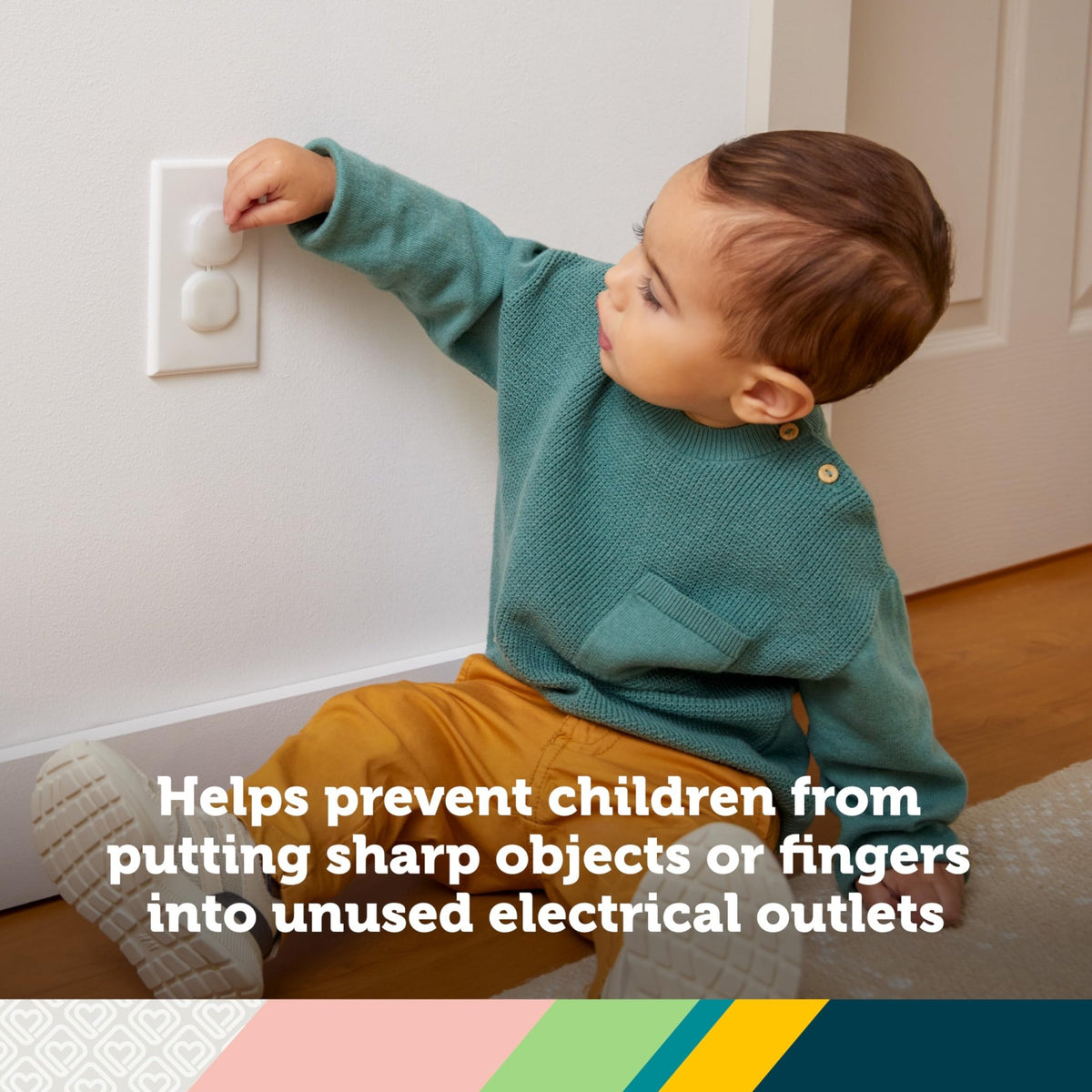 Safety 1st Electrical Outlet Baby Proof Covers, Secure Outlet Plugs, Baby Proofing, 36 Count - Jansha Store