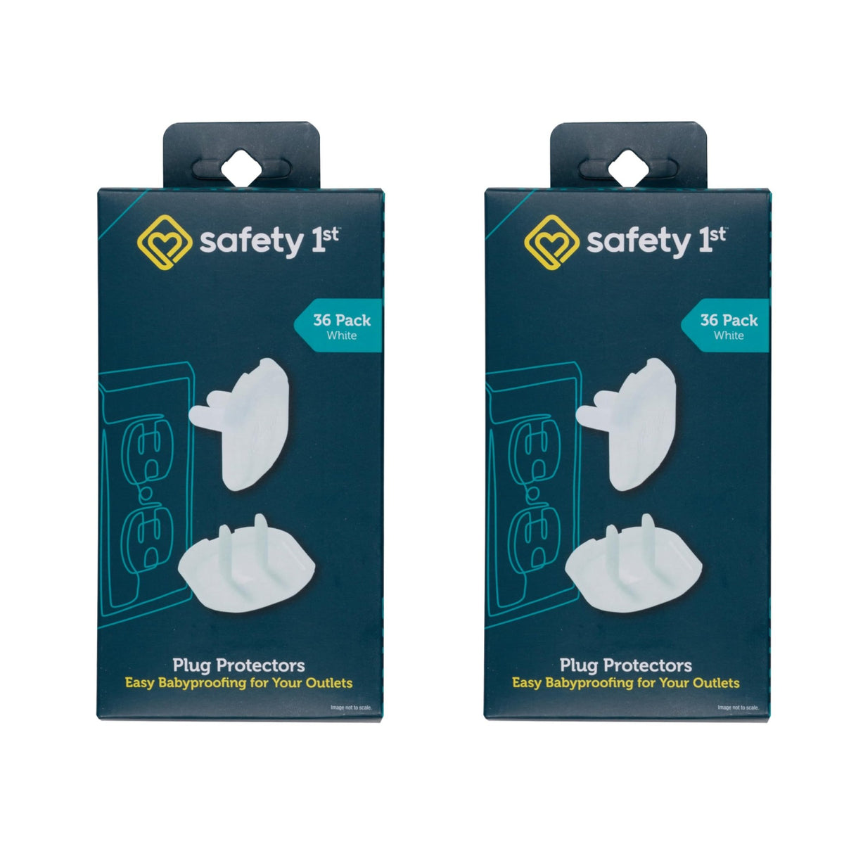 Safety 1st Electrical Outlet Baby Proof Covers, Secure Outlet Plugs, Baby Proofing, 36 Count - Jansha Store