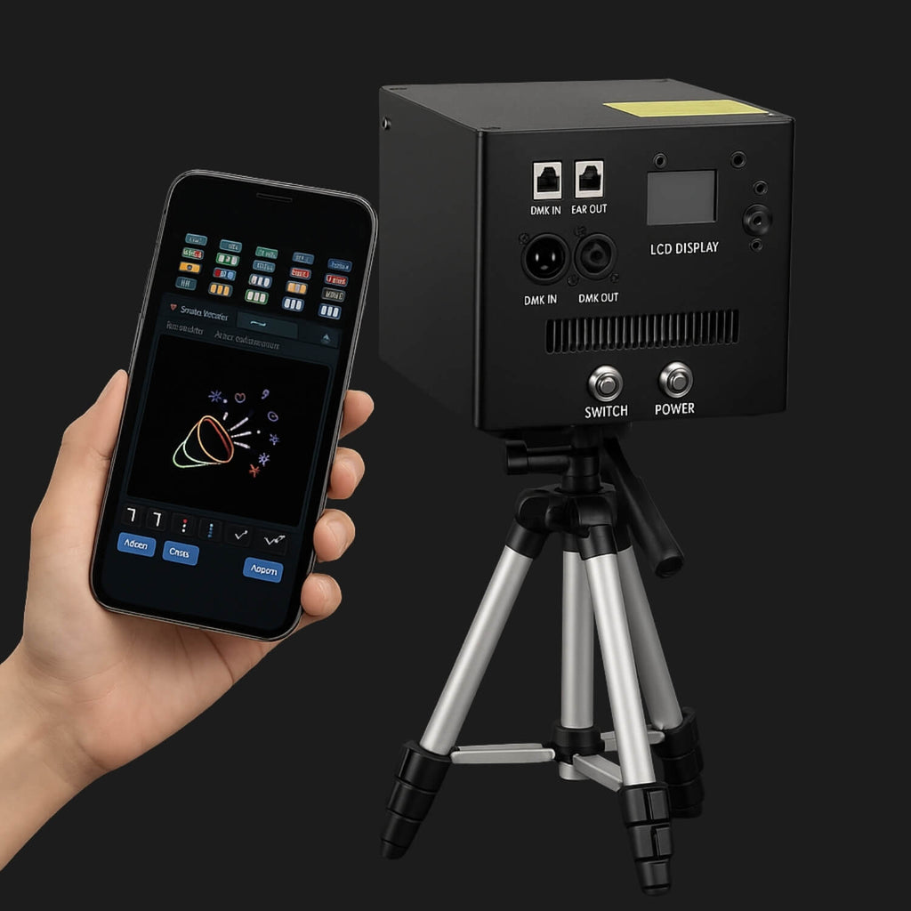 A8 App DMX Laser Light Show Projector 2W 3W 5W RGB for DJs StarshineLasers