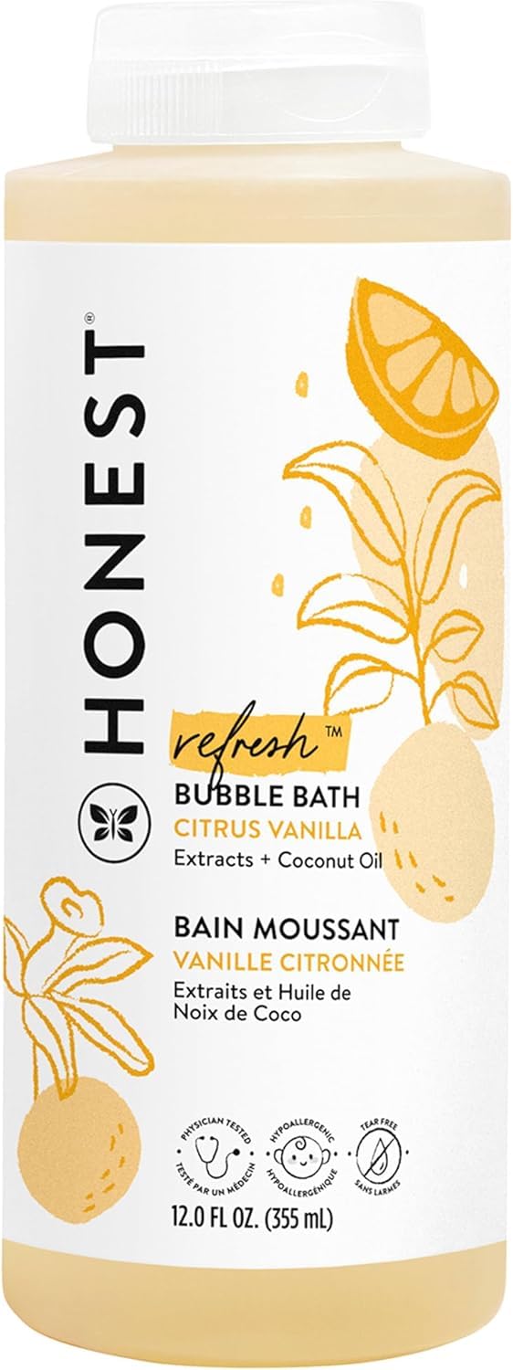The Honest Company Bubble Bath, Hypoallergenic, Lavender Calm, 12 fl oz - Jansha Store