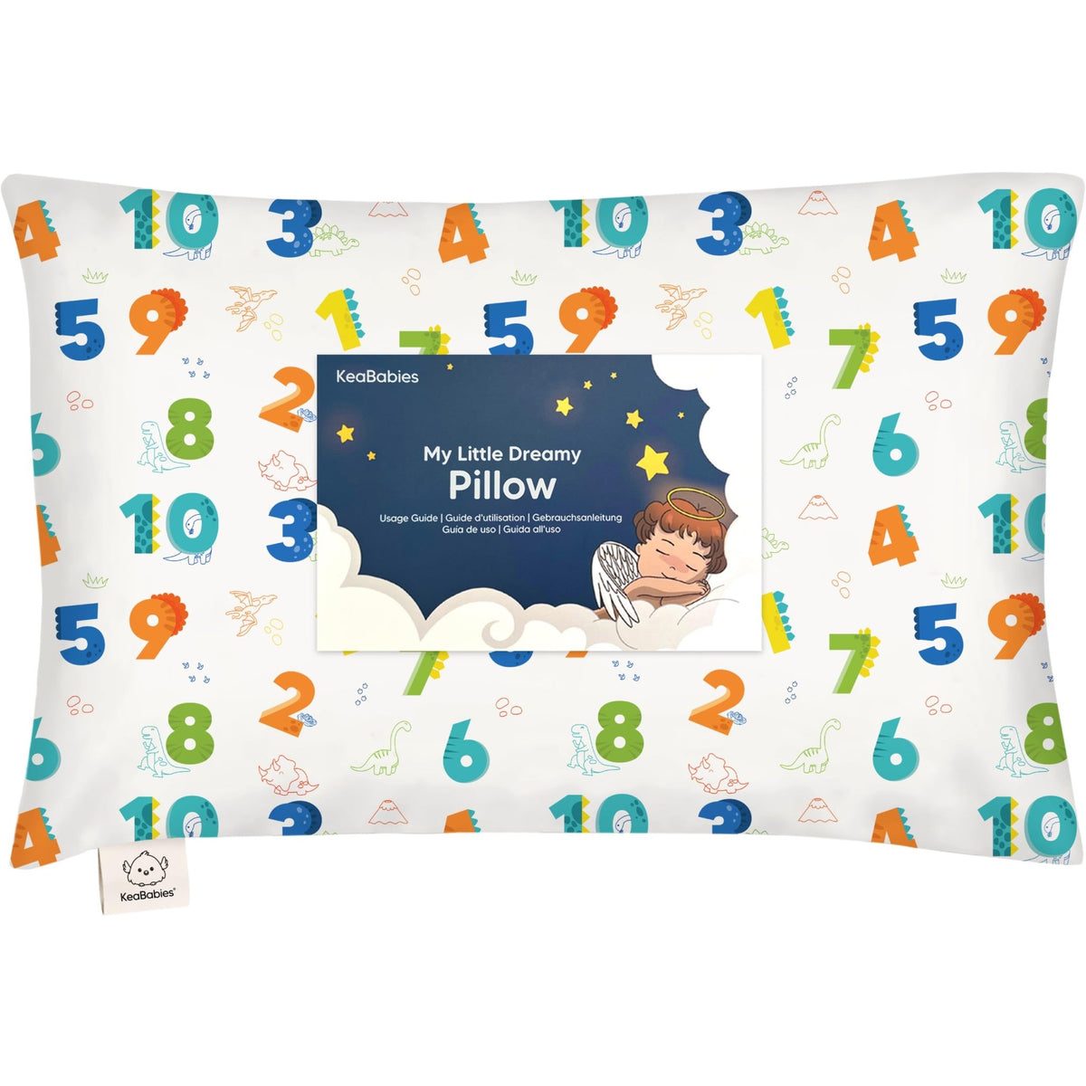 Toddler Pillow with Pillowcase, 13x18 My Little Dreamy Pillow (Flora Vale) - Jansha Store