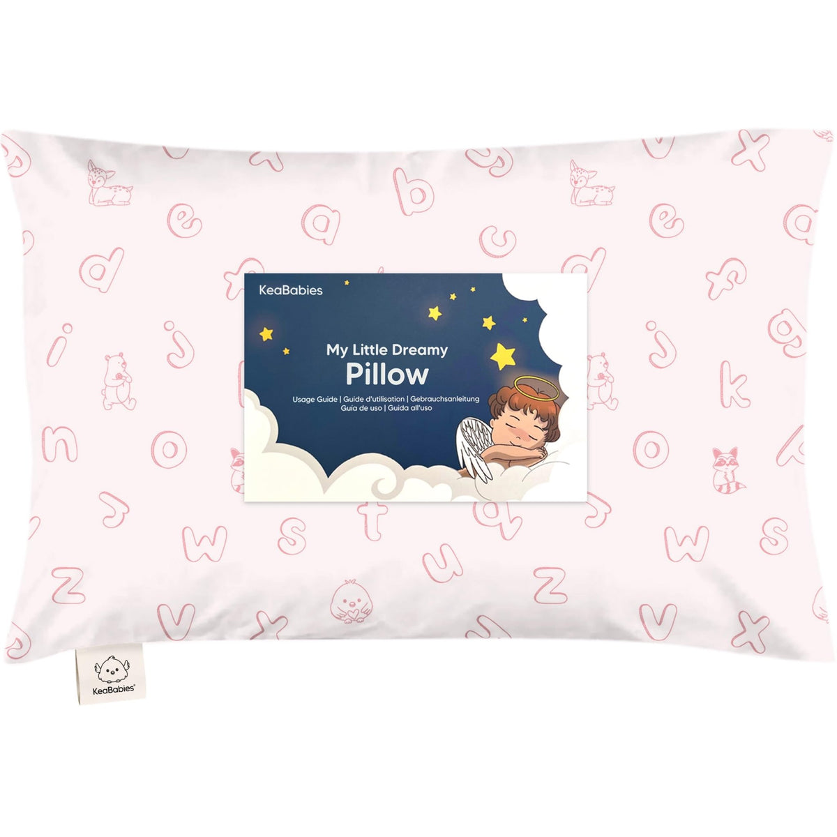 Toddler Pillow with Pillowcase, 13x18 My Little Dreamy Pillow (Flora Vale) - Jansha Store