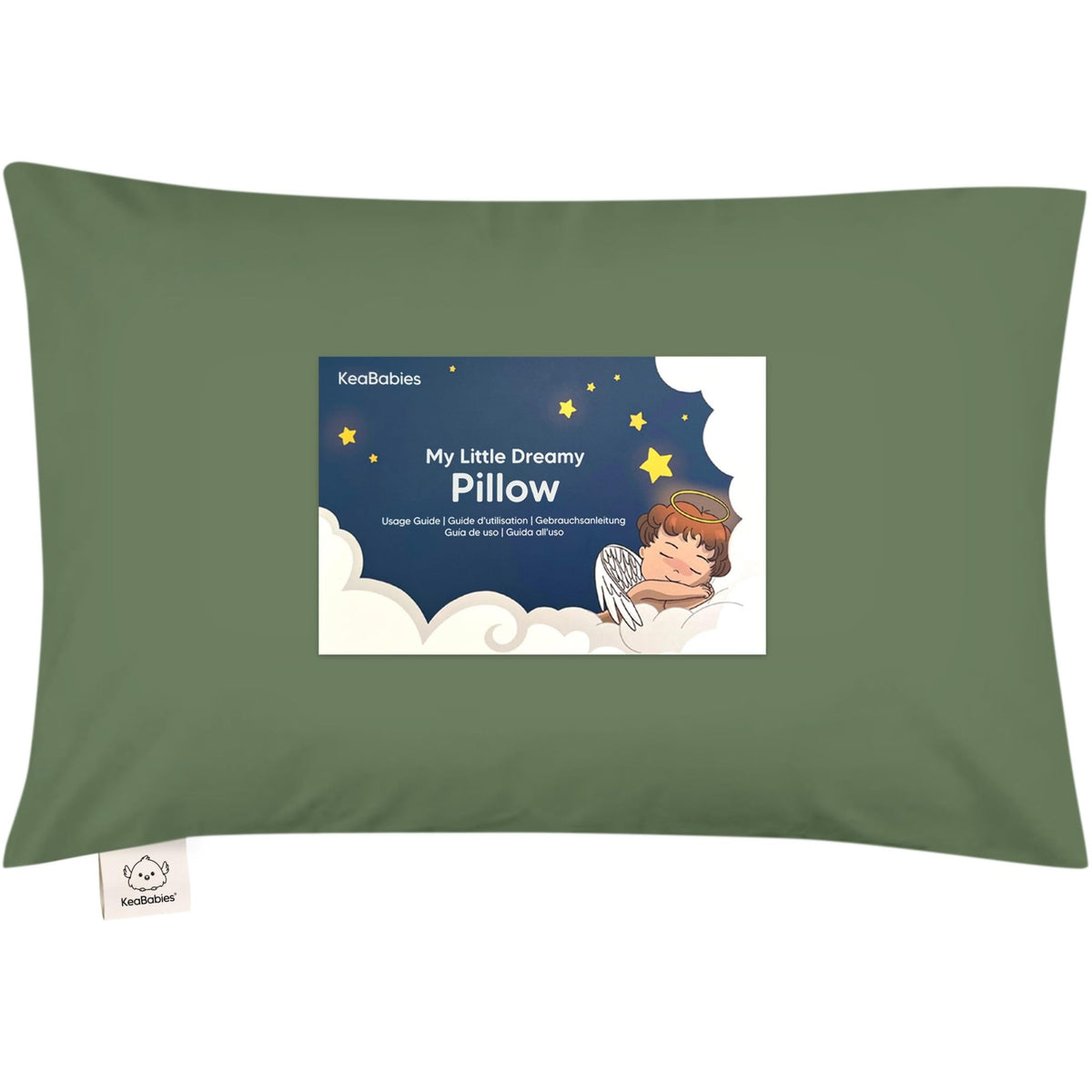 Toddler Pillow with Pillowcase, 13x18 My Little Dreamy Pillow (Flora Vale) - Jansha Store