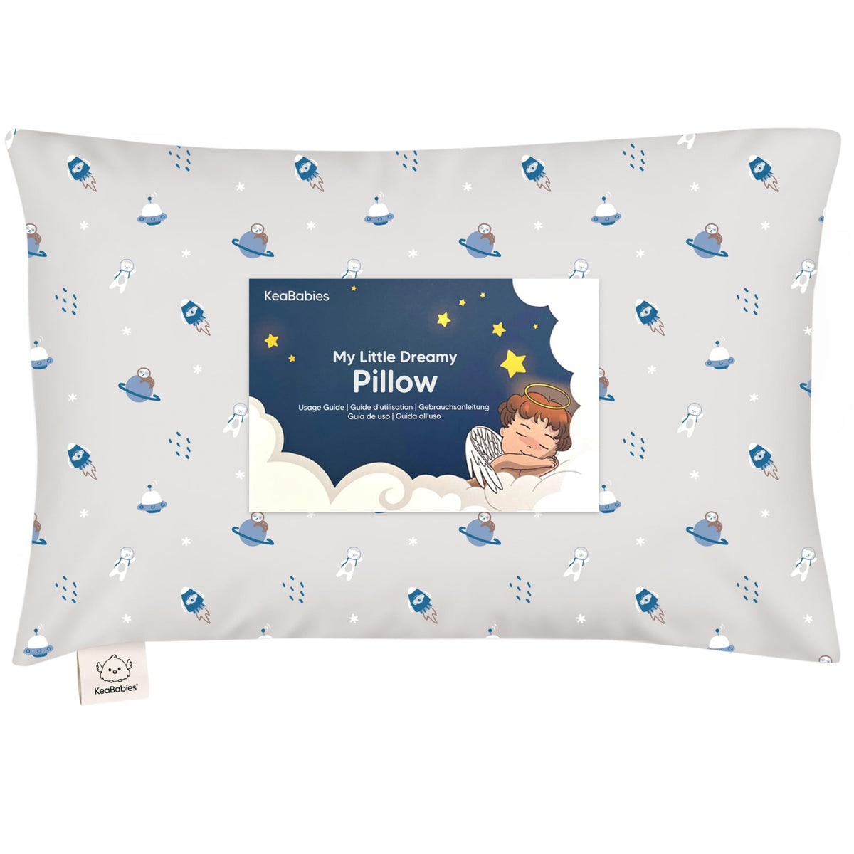 Toddler Pillow with Pillowcase, 13x18 My Little Dreamy Pillow (Flora Vale) - Jansha Store