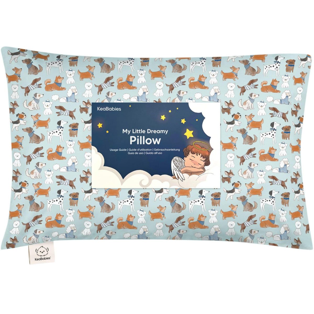 Toddler Pillow with Pillowcase, 13x18 My Little Dreamy Pillow (Flora Vale) - Jansha Store