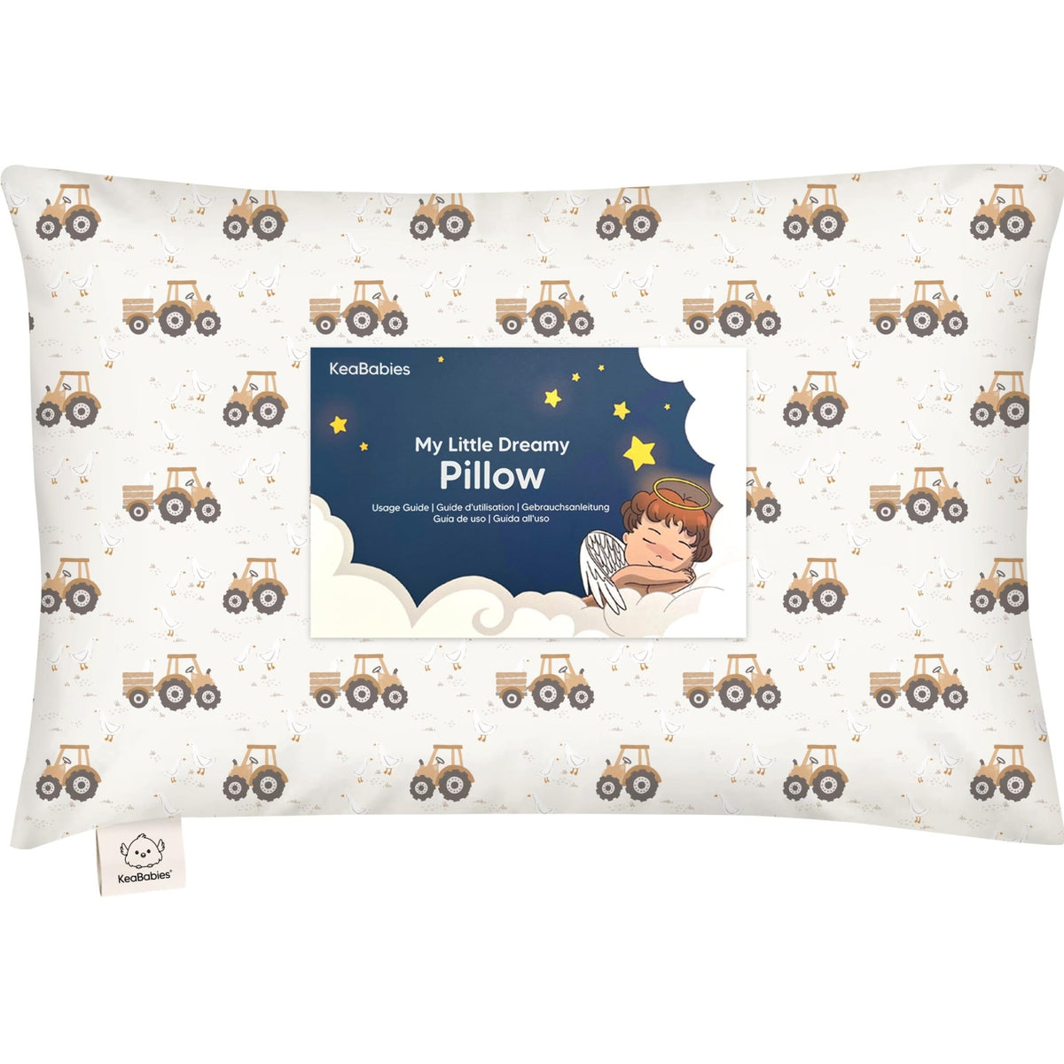 Toddler Pillow with Pillowcase, 13x18 My Little Dreamy Pillow (Flora Vale) - Jansha Store
