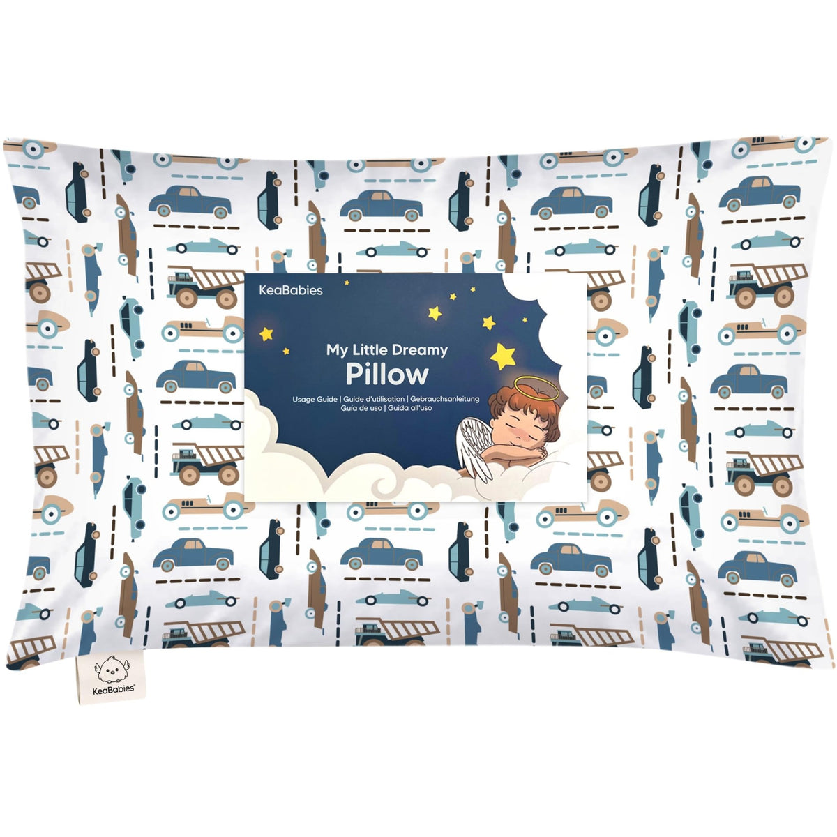 Toddler Pillow with Pillowcase, 13x18 My Little Dreamy Pillow (Flora Vale) - Jansha Store