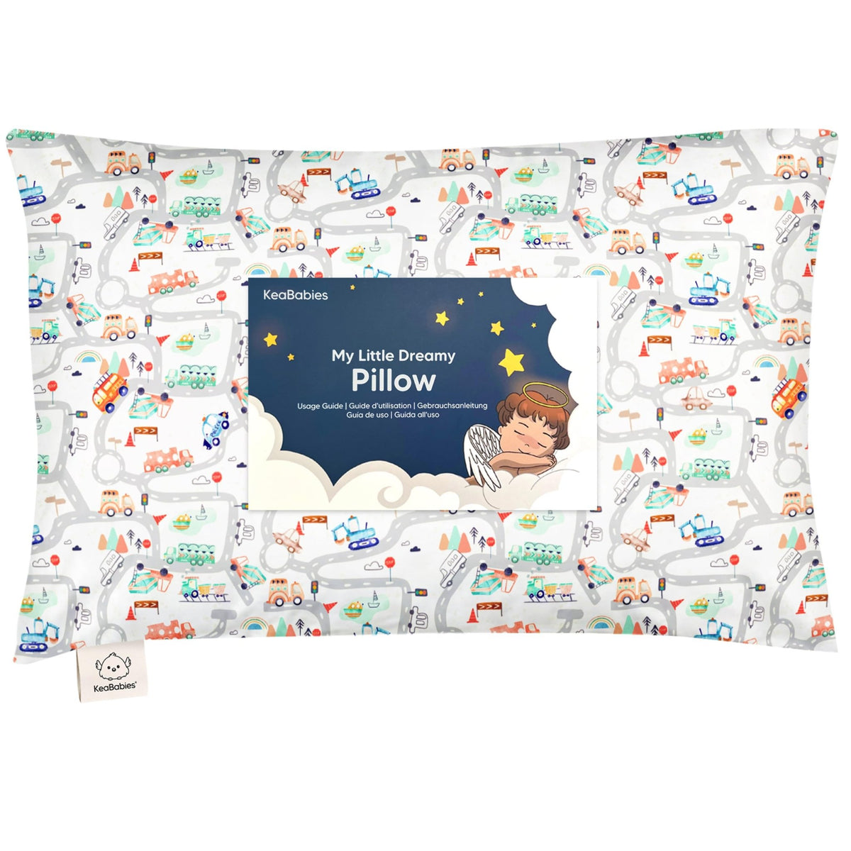 Toddler Pillow with Pillowcase, 13x18 My Little Dreamy Pillow (Flora Vale) - Jansha Store