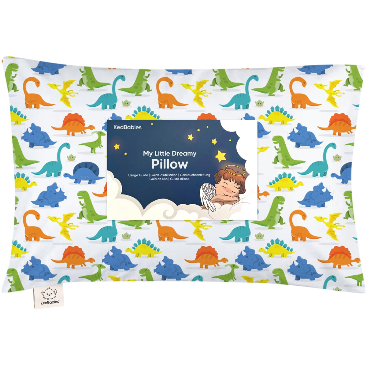 Toddler Pillow with Pillowcase, 13x18 My Little Dreamy Pillow (Flora Vale) - Jansha Store