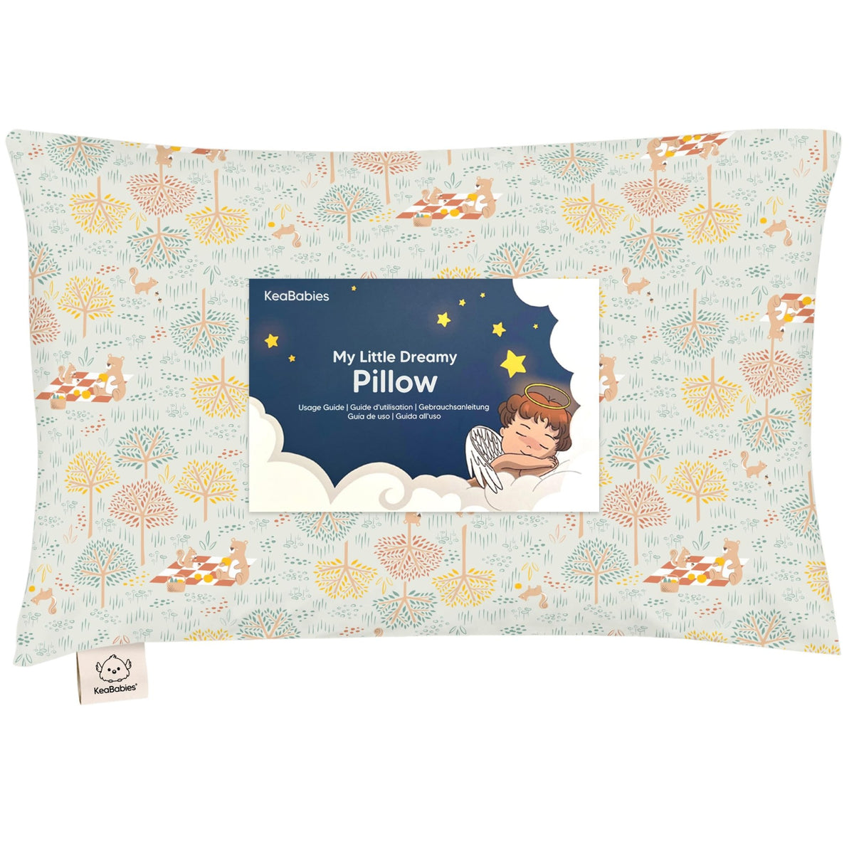 Toddler Pillow with Pillowcase, 13x18 My Little Dreamy Pillow (Flora Vale) - Jansha Store