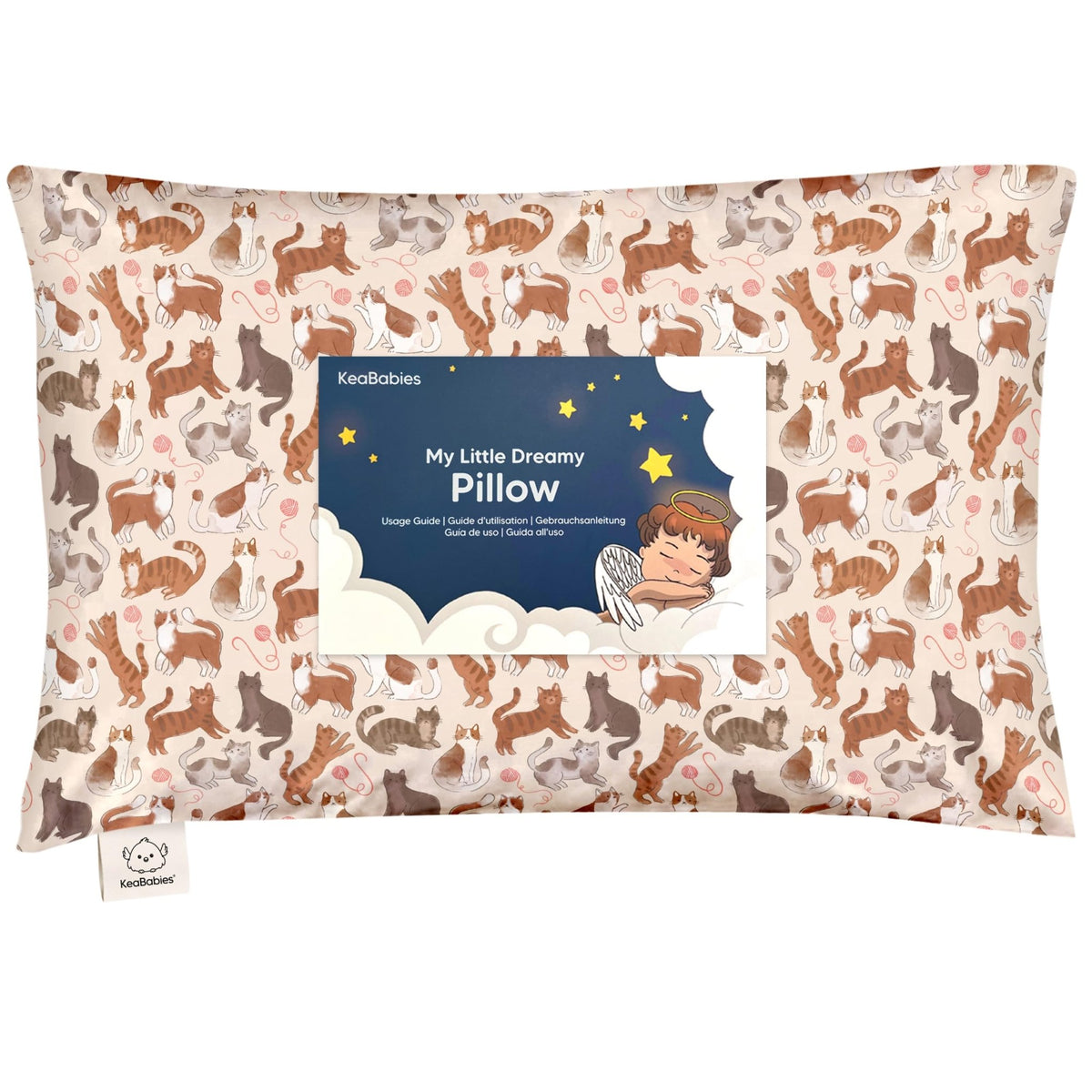 Toddler Pillow with Pillowcase, 13x18 My Little Dreamy Pillow (Flora Vale) - Jansha Store