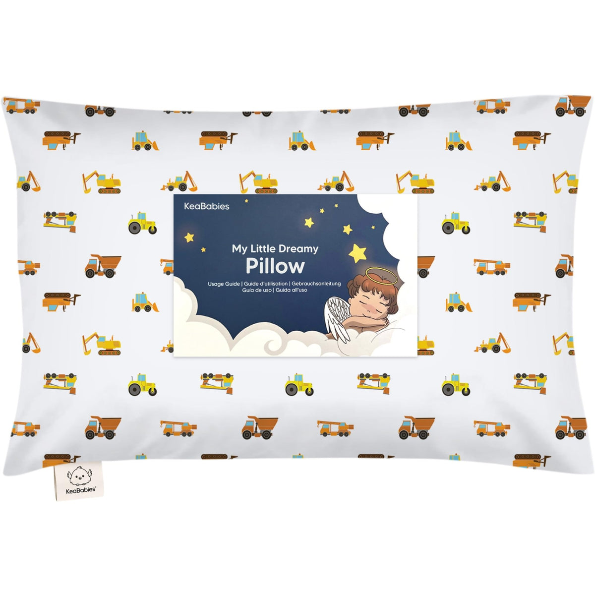 Toddler Pillow with Pillowcase, 13x18 My Little Dreamy Pillow (Flora Vale) - Jansha Store
