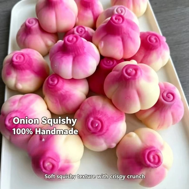 Garlic Block Filling And Stress Relief Toy, Garlic Squeeze Ball, Asmr Sensory Stress Relief Toy For Adhd To Relieve Stress Jansha Store