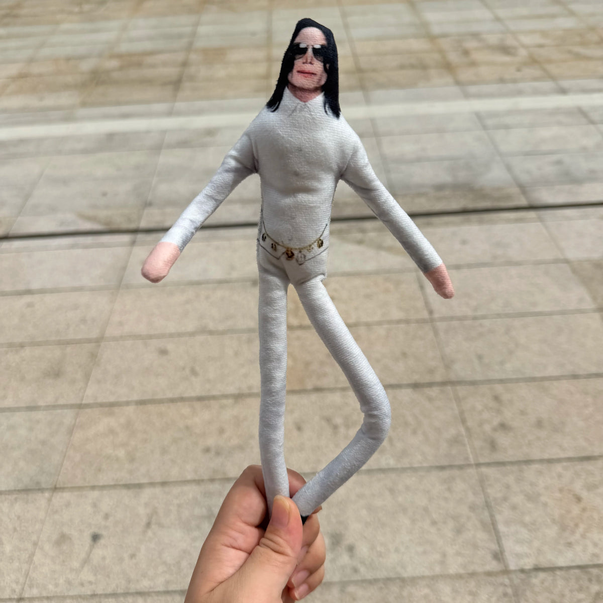 Michael Jackson Plush Doll with 6 Classic Stage Outfits Collectible MJ Stuffed Toy Merch Gift Music Lovers Home Decor Ornament Jansha Store