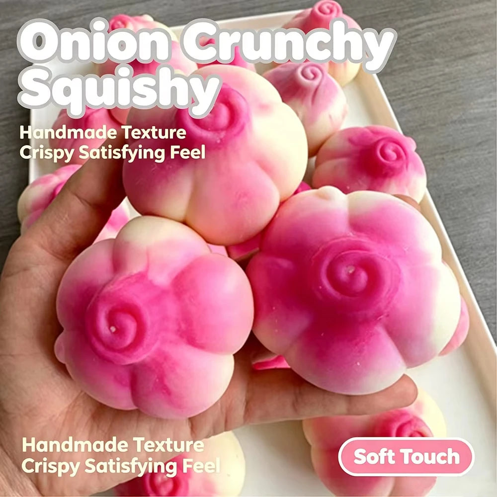 Garlic Block Filling And Stress Relief Toy, Garlic Squeeze Ball, Asmr Sensory Stress Relief Toy For Adhd To Relieve Stress Jansha Store