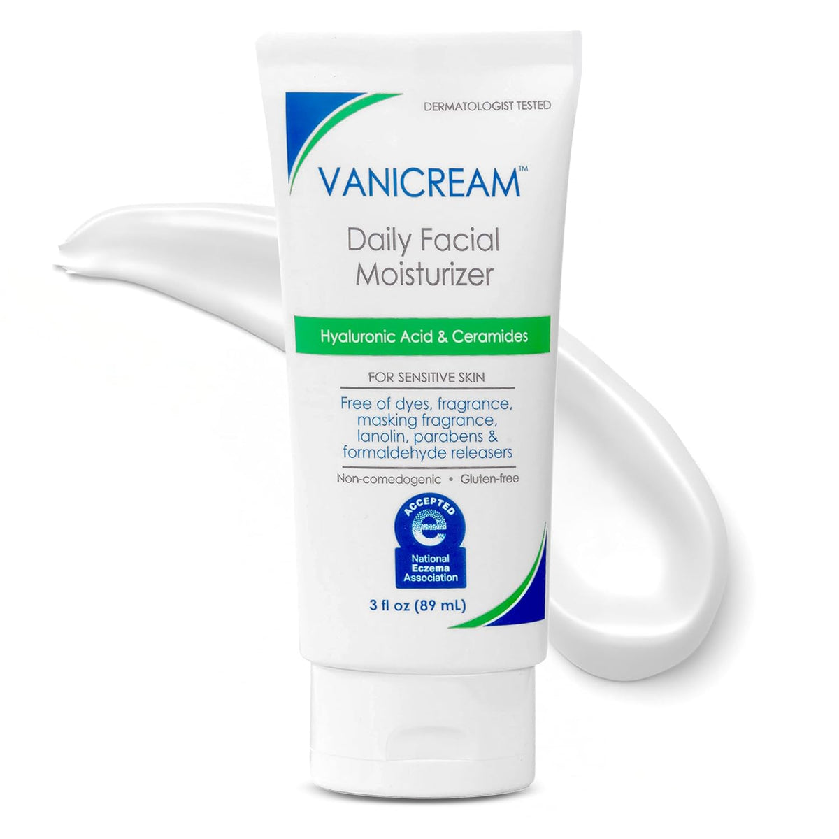Vanicream Daily Facial Moisturizer, Lightweight, Non-Greasy, 3 Fl Oz - Jansha Store