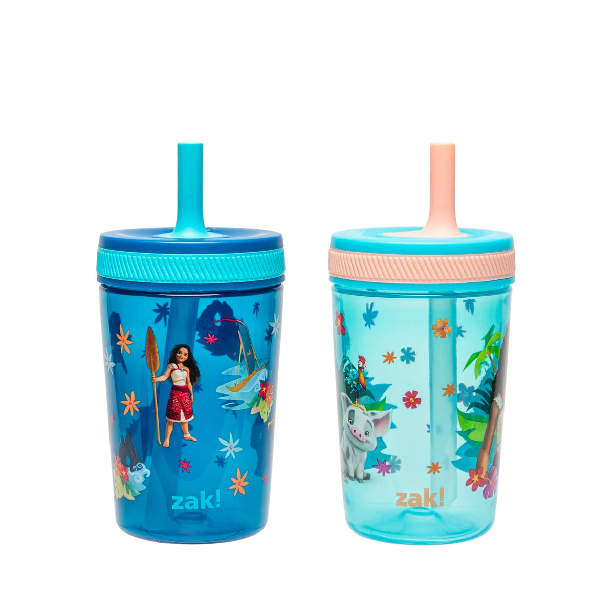 Zak Designs Blippi Kelso Toddler Cups For Travel or At Home, 2-Count Durable Plastic Sippy Cups With Leak-Proof Design is Perfect For Kids (Blippi), 15 Ounces (Pack of 12) - Jansha Store