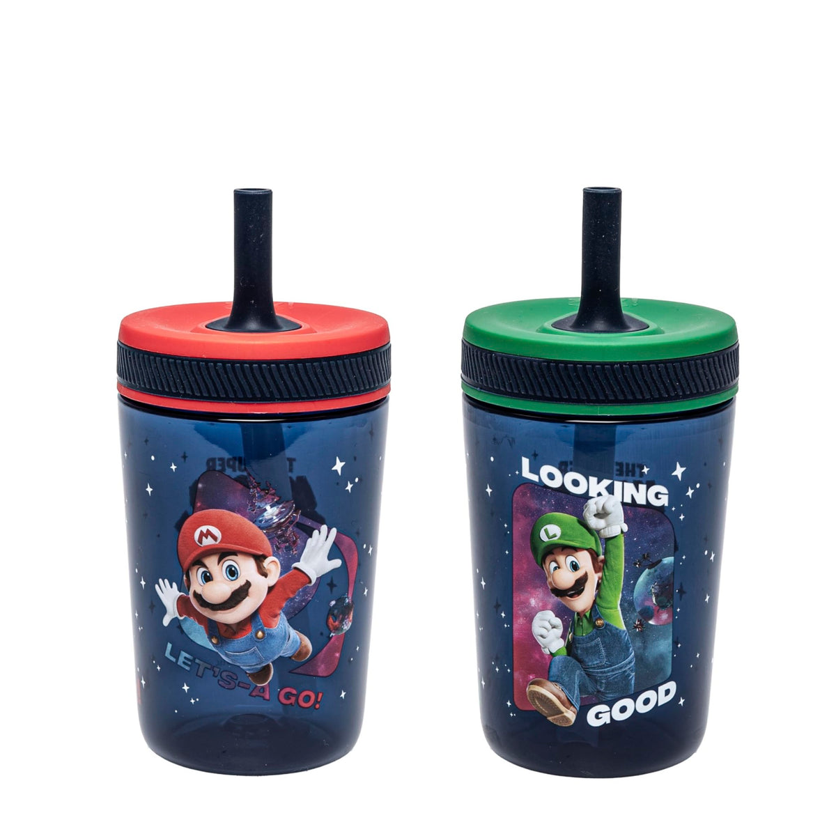 Zak Designs Blippi Kelso Toddler Cups For Travel or At Home, 2-Count Durable Plastic Sippy Cups With Leak-Proof Design is Perfect For Kids (Blippi), 15 Ounces (Pack of 12) - Jansha Store