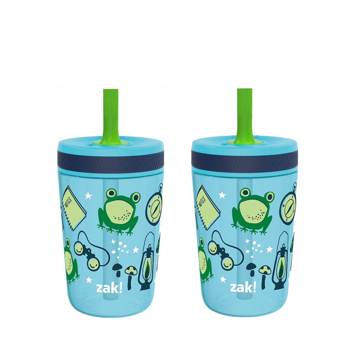 Zak Designs Blippi Kelso Toddler Cups For Travel or At Home, 2-Count Durable Plastic Sippy Cups With Leak-Proof Design is Perfect For Kids (Blippi), 15 Ounces (Pack of 12) - Jansha Store