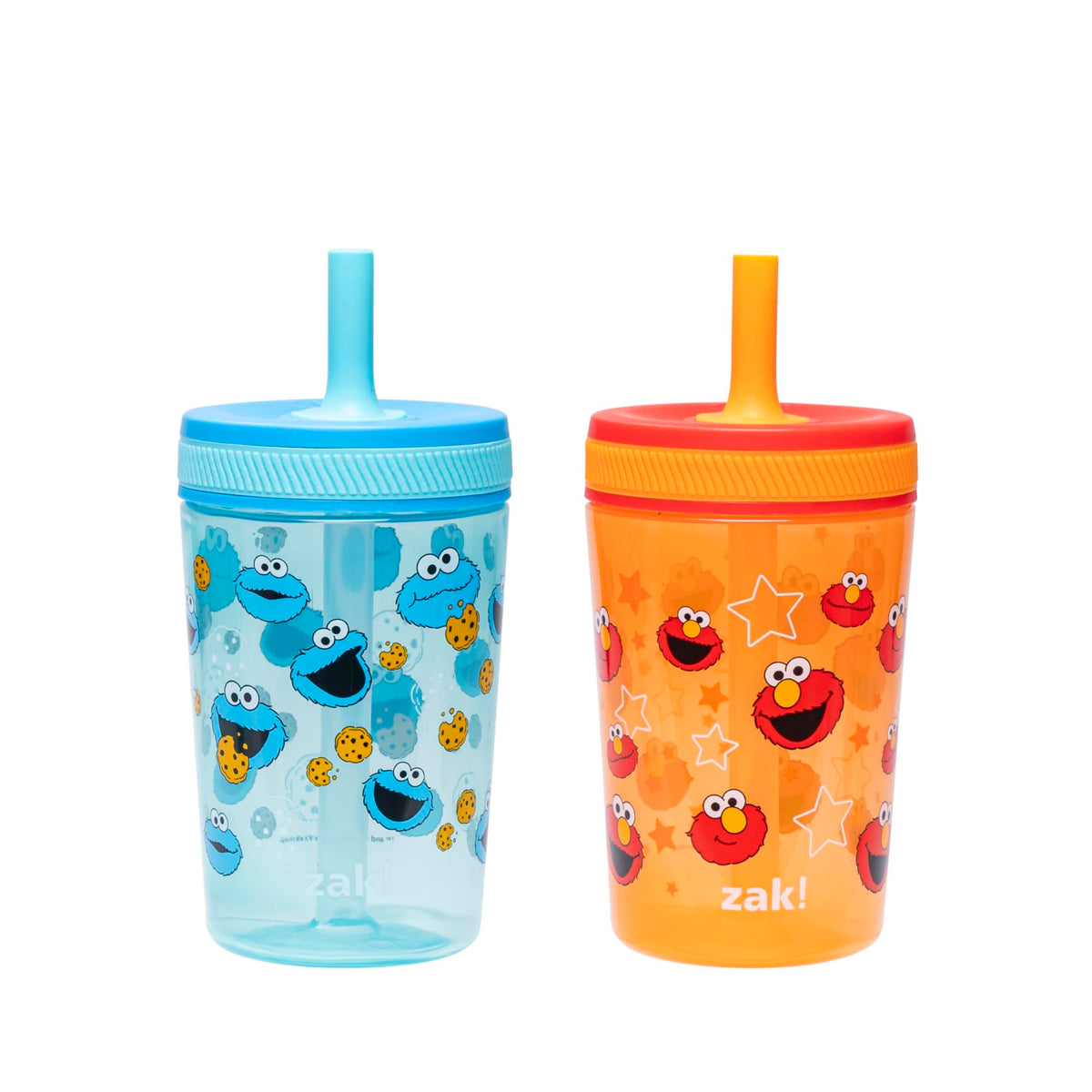 Zak Designs Blippi Kelso Toddler Cups For Travel or At Home, 2-Count Durable Plastic Sippy Cups With Leak-Proof Design is Perfect For Kids (Blippi), 15 Ounces (Pack of 12) - Jansha Store