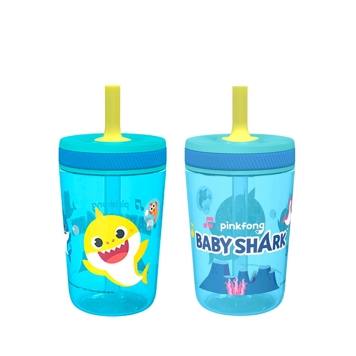 Zak Designs Blippi Kelso Toddler Cups For Travel or At Home, 2-Count Durable Plastic Sippy Cups With Leak-Proof Design is Perfect For Kids (Blippi), 15 Ounces (Pack of 12) - Jansha Store