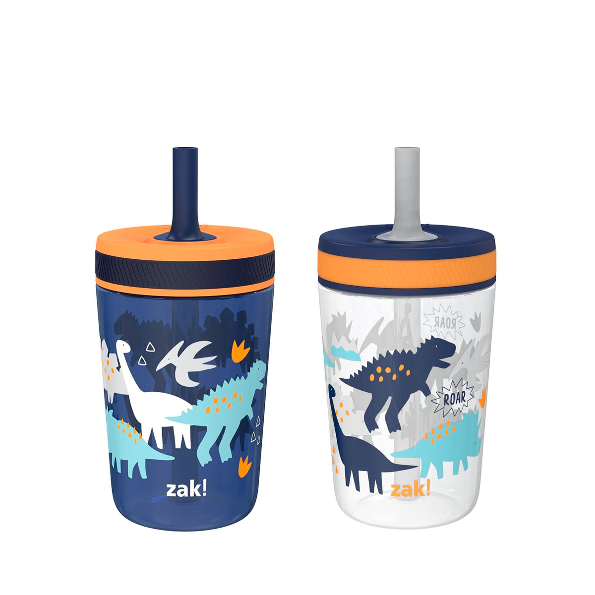 Zak Designs Blippi Kelso Toddler Cups For Travel or At Home, 2-Count Durable Plastic Sippy Cups With Leak-Proof Design is Perfect For Kids (Blippi), 15 Ounces (Pack of 12) - Jansha Store